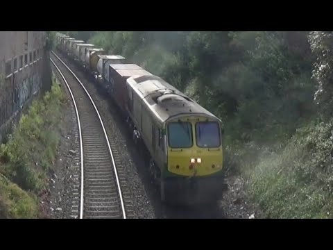 Irish Rail 201 Class Loco Number 222 On IWT Liner - Prospect Road, Co. Dublin