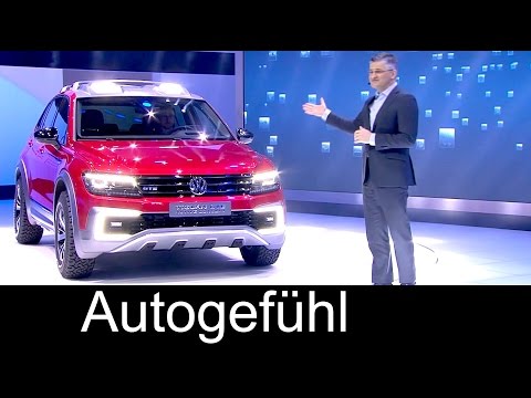 Volkswagen Tiguan GTE Active Concept reveal presentation based on all-new neuer Tiguan - Autogefühl