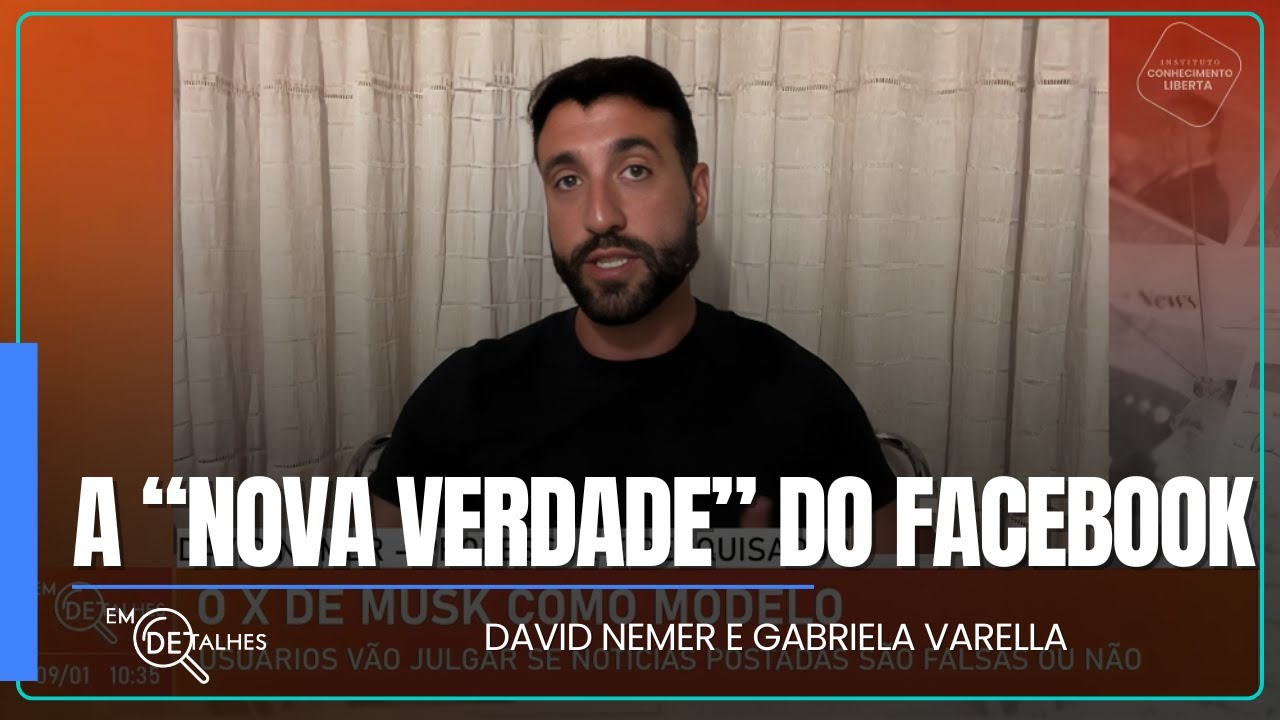 David Nemer: Com as mudanças na Meta, a verdade pode ser ditada pela voz de uma maioria ou por robôs