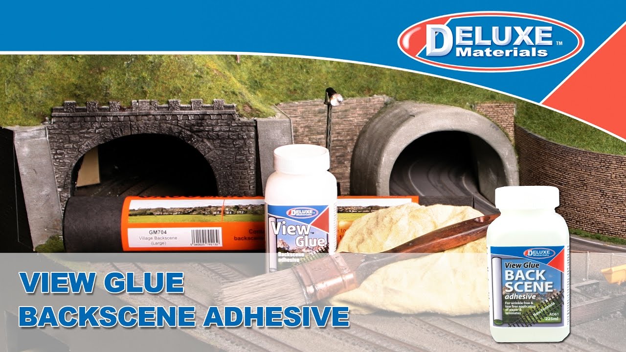 View Glue lepidlo pro lepení pozadí pro model. železnici
