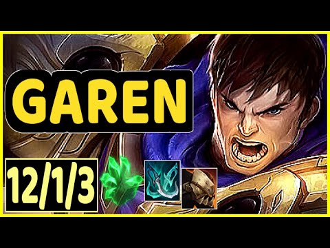 GAREN VS SETT - 12/1/3 KDA TOP GAMEPLAY