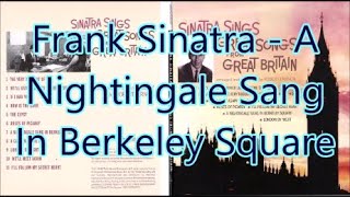 Frank Sinatra   A Nightingale Sang In Berkeley Square   +   lyrics