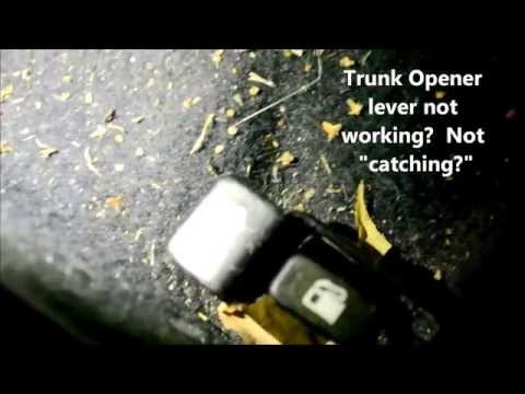 2009 Toyota Corolla Trunk Latch Easy Fix