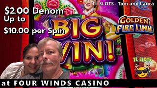 GOLDEN FIRE LINK SLOT MACHINE - Big Win at Four Winds Casino