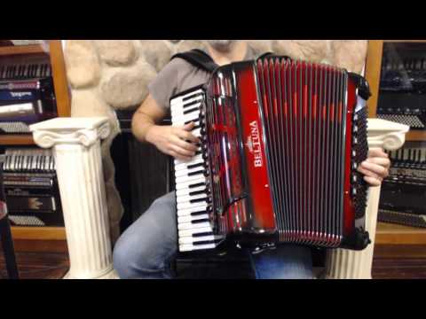BELTPRESIV - Shadow Red Beltuna Prestige IV Piano Accordion LMMH 41 120 $9995