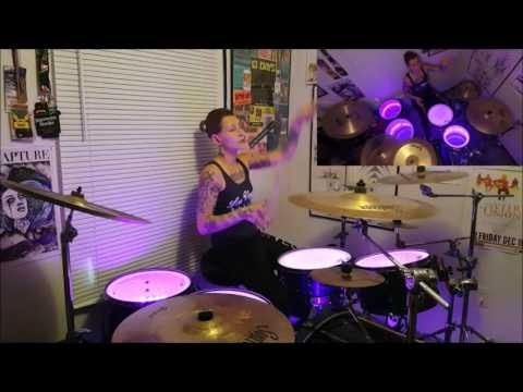 "Rise" ~ by: Sixx Am ~ Drum cover by Angel
