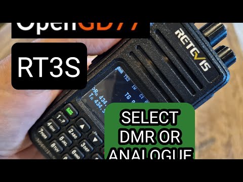 OPENGD77 - RT3S/MD380 DMR or Analogue Mode Selection