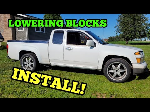 INSTALLING BELLTECH 2 INCH LOWERING BLOCKS 6L LS SWAP COLORADO