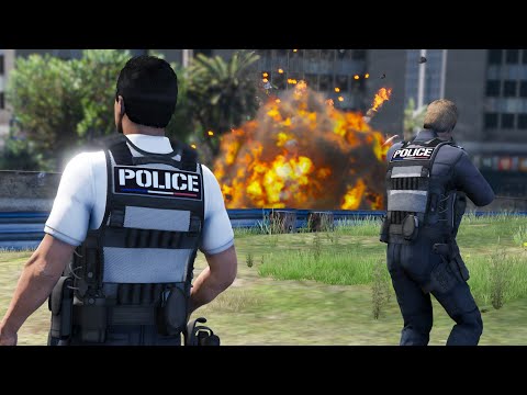 [GTA 5] GROSSE EXPLOSION - LA POLICE INTERVIENT | LSPDFR #1018