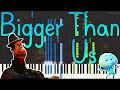 Jon Batiste - Bigger Than Us | Disney Pixar's Soul 2020 OST: Into The Zone (Jazz Piano Synthesia)