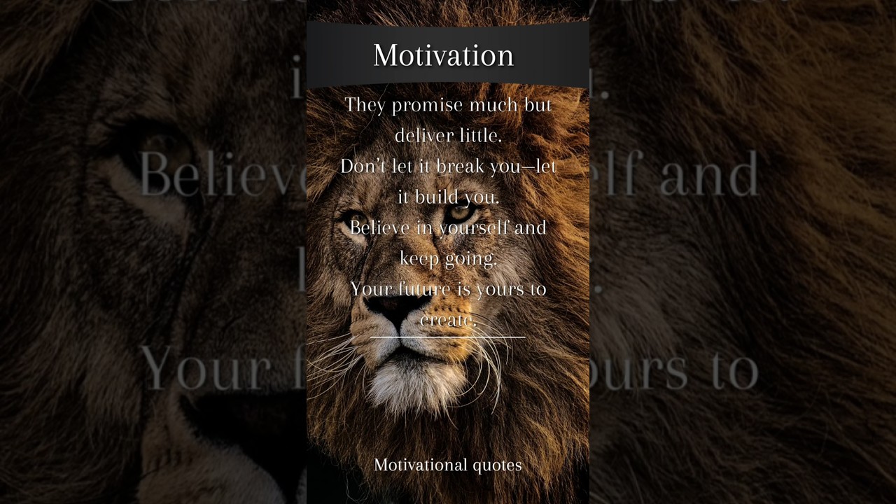 BROKEN PROMISES? WATCH THIS! Motivational quotes. #motivation #shorts