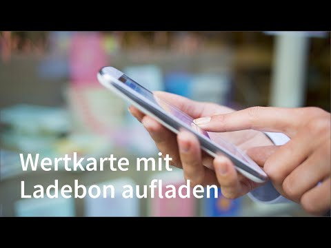 Wertkarte mit Ladebon aufladen