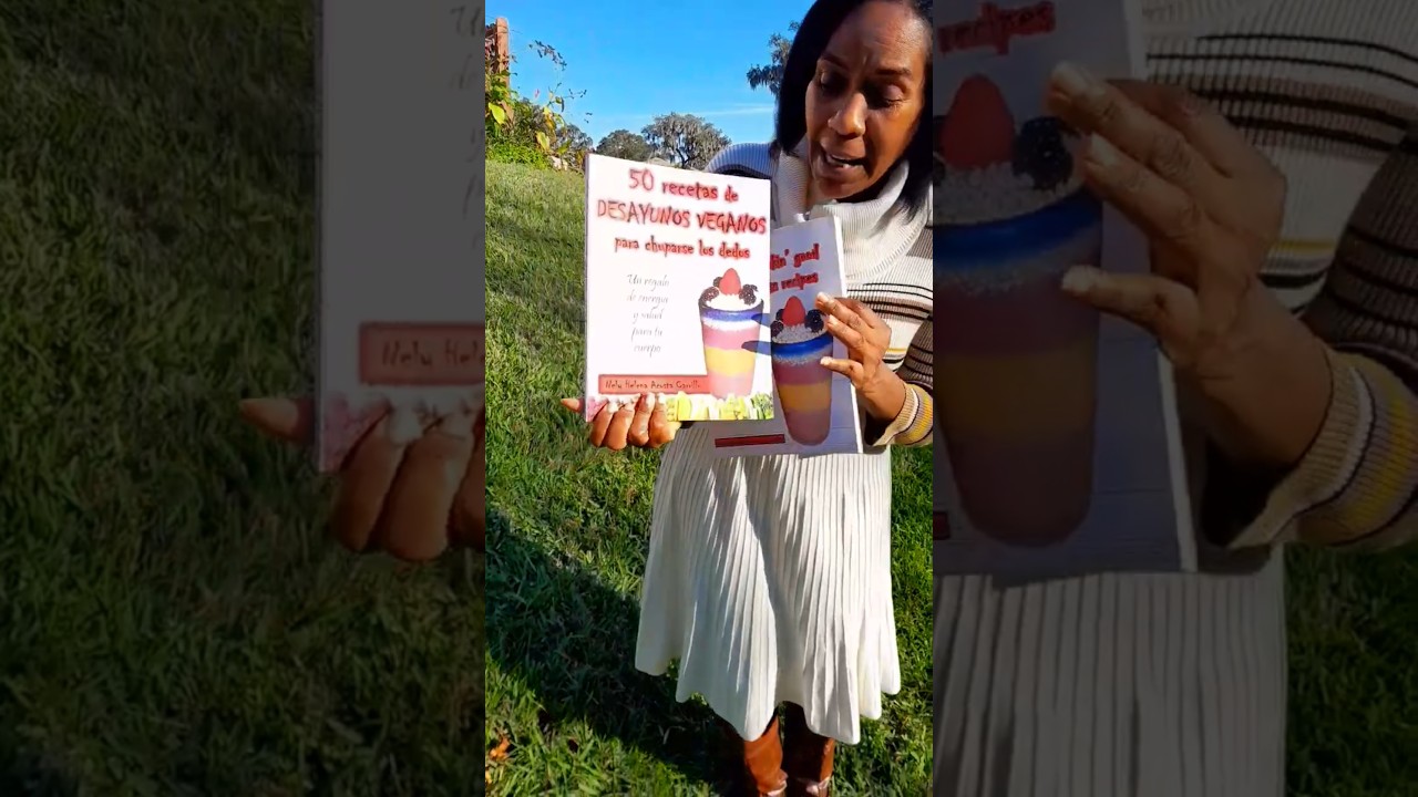 Les presento mi libro 50 RECETAS DE DESAYUNOS VEGANOS PARA CHUPARSE LOS DEDOS