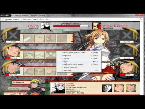 Naruto-Arena Leveling to kage #05