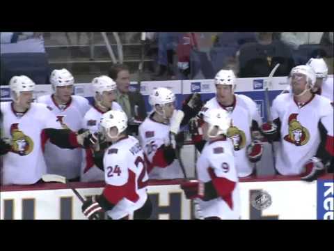 Alfredsson goal @ Sabres (02/11/09)