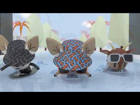 So cute! B Surf   a new interactive game from Burberry