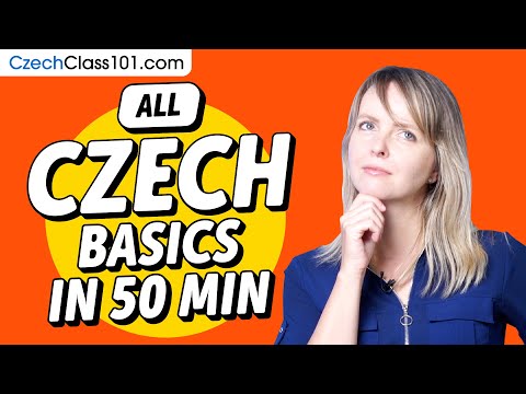 Learn Czech in 50 Minutes - ALL Basics Every Beginners Need