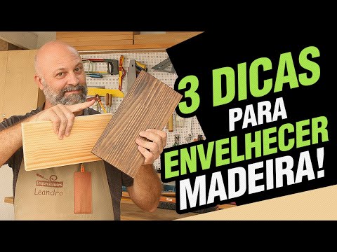 ✅  Técnica Fácil de Envelhecer Madeira