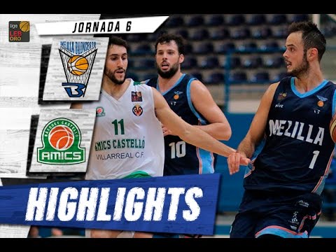 Highlights: Club Melilla Baloncesto - Amics Castelló (ORO 15/16 - J6)