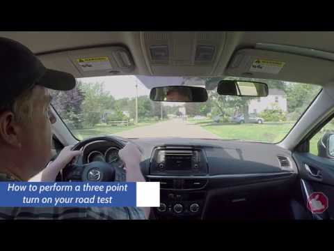 How to make a 3 point turn (K turn)