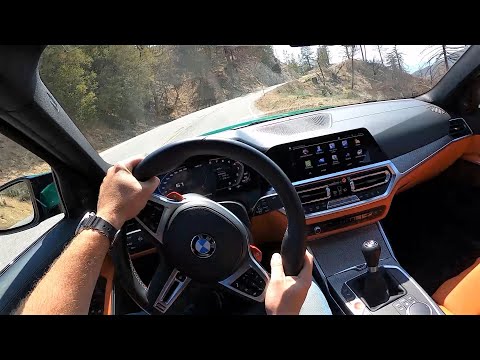 2021 BMW M3 6MT - POV Test Drive (Binaural Audio)