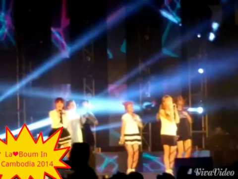 LABOUM What about want K pop Dream Concert In Cambodia 2014 fancam