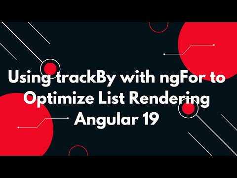 #14 🌟 Angular 19 Tutorial: Boost Performance with trackBy in ngFor 🚀