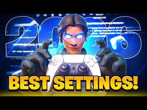 World's *BEST* Controller Settings for Fortnite in 2026! (PS5/XBOX/PC/SWITCH)