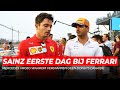 Toeristische behandeling Sainz tijdens eerste dag Ferrari, Miscommunicatie over donuts | GPFans