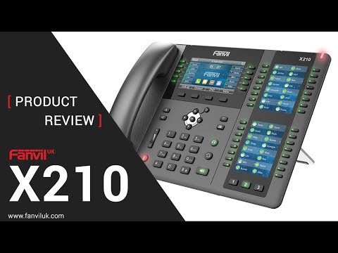 Telefonas Fanvil VoIP X210I (X210I) - TEFANV2000X210I video