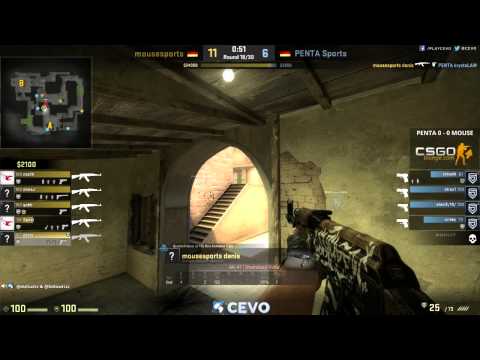 PENTA Sports vs mousesports Game 1 (CEVO-P CS:GO Season 7) - Metuz & Rizc