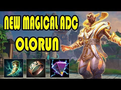 MAGE MAIN'S FIRST LOOKS AT OLORUN NEW SMITE MAGE ADC