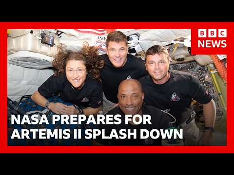 How the Artemis II crew will splash down on Earth | BBC News