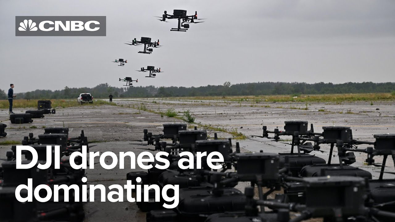 Chinese drone maker DJI is dominating the market – despite being blacklisted by the U.S.