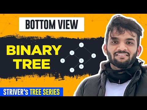 L23. Bottom View of Binary Tree | C++ | Java