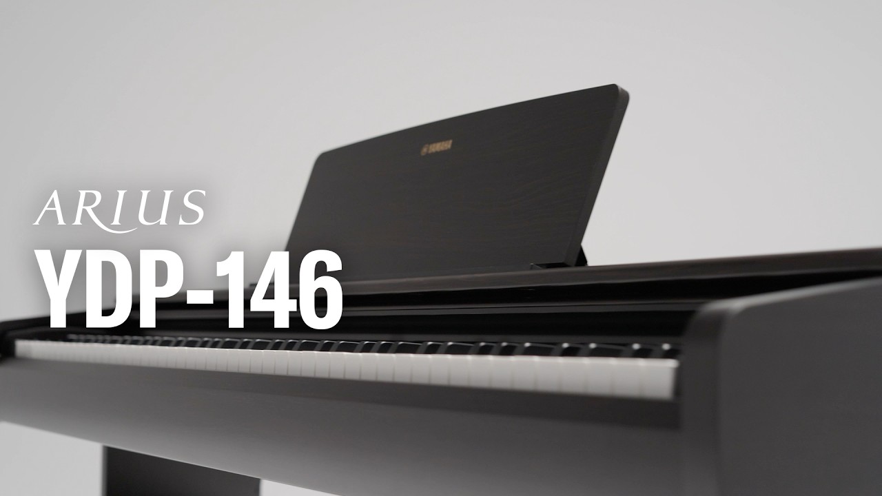 Yamaha YDP146WH Digital Piano w/Matching Bench - White