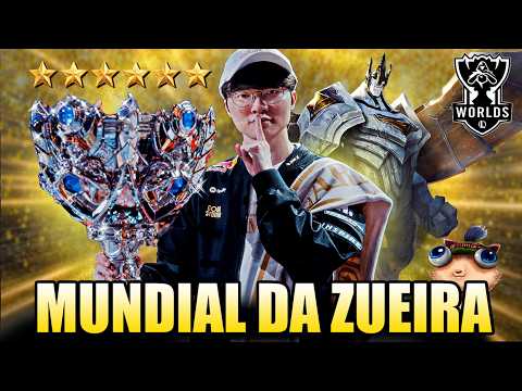 O DIA QUE O FAKER QUEBROU TODOS OS RECORDES - MUNDIAL DA ZUEIRA | FINAL Worlds 2025 | T1 x KT