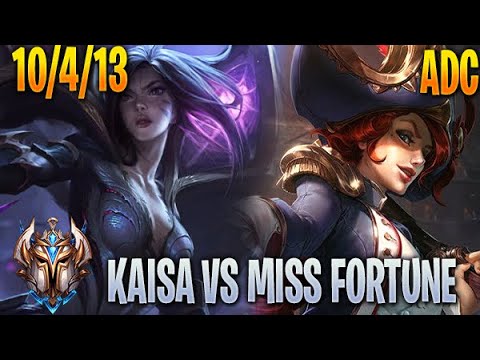 Kaisa vs Miss Fortune  - ADC - KR Challenger 10.22