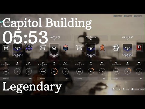 The Division 2 Speedrun - Capitol Building Legendary 5m53s - TU20.3