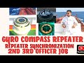 GYRO COMPASS REPEATER SYNCHRONIZATION BRIDGE EQUIPM SIRE CLASS PSC PREPARATIONS 3RD 2ND OFFICER JOB