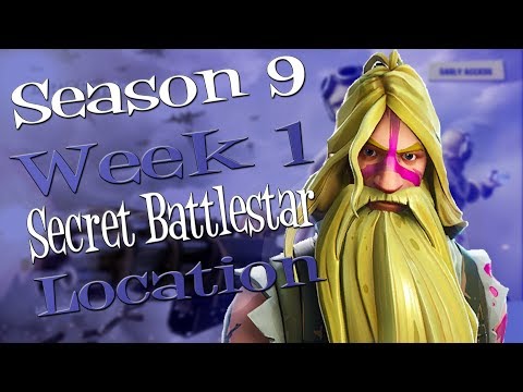 Fortnite - Loading Screen #1 Secret Battlestar Location Guide - (Week 1, Season 9) Utopia Challenges Video