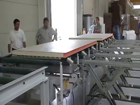 PU Foam Sheets Cement Sandwich Panel Machine