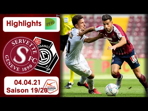 Highlights: Servette - Genf FCS vs FC Lugano (04.04.21)