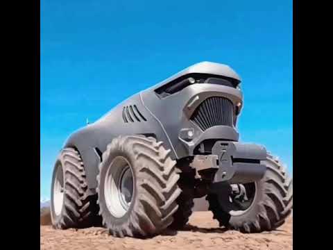 Futuristic Autonomous Electric Tractor