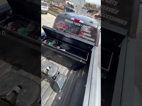 This is awesome! Our low profile fuel tank/tool box combined with the Retrax bed cover!