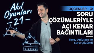 8. Sınıf Matematik Üçgenler 3: Açı Kenar Bağıntıları | Ozan Alper | Lightboard ile Ders #21