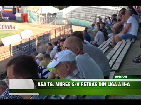 SPORT   ASA Târgu Mureș s-a retras din Liga a II-a