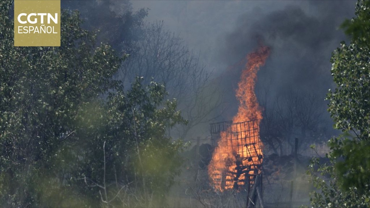 España enfrenta el incendio forestal más grande registrado en el país, con más de 100.000 afectados
