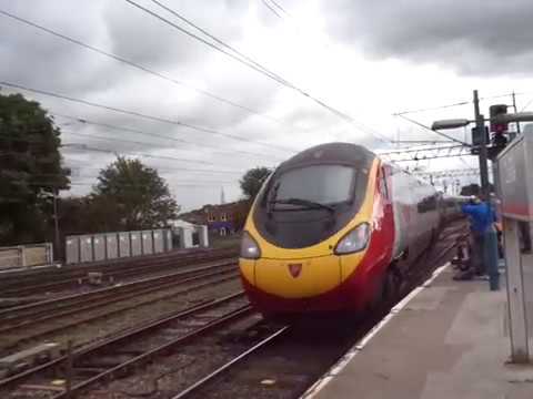 The Class 390 'Pendolino' Virgin Trains No.390020 'Virgin Cavalier' was leaves at Carlisle.
