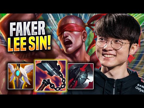 FAKER IS A MONSTER WITH LEE SIN! - T1 Faker Plays Lee Sin JUNGLE vs Viego! | Season 2023